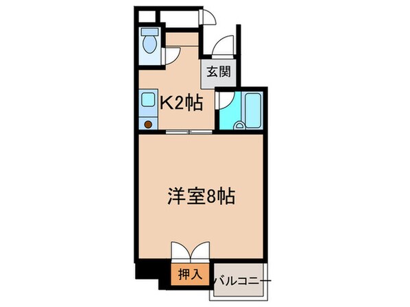 モワ鳥居松の物件間取画像